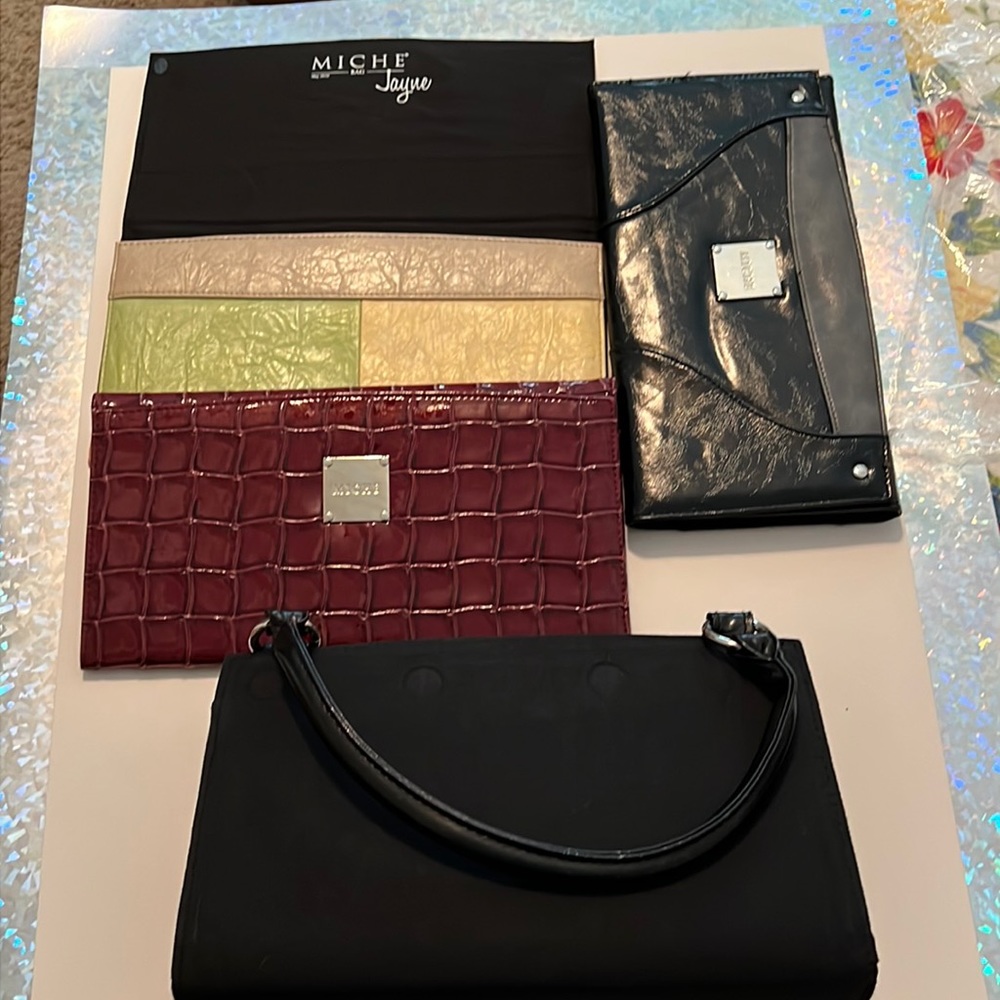 MICHE BAG , three different looks, magnets it’s self on , Brand new used once.
